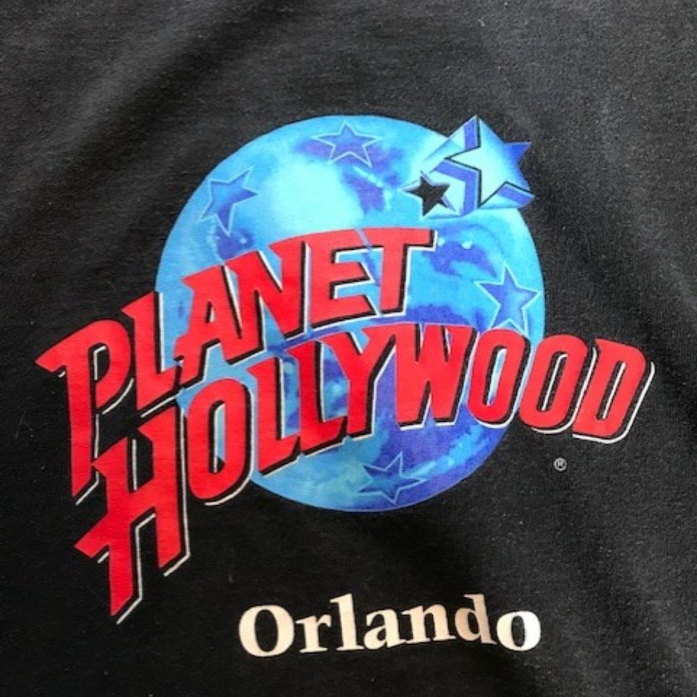Planet Hollywood Orlando medium black T-shirt